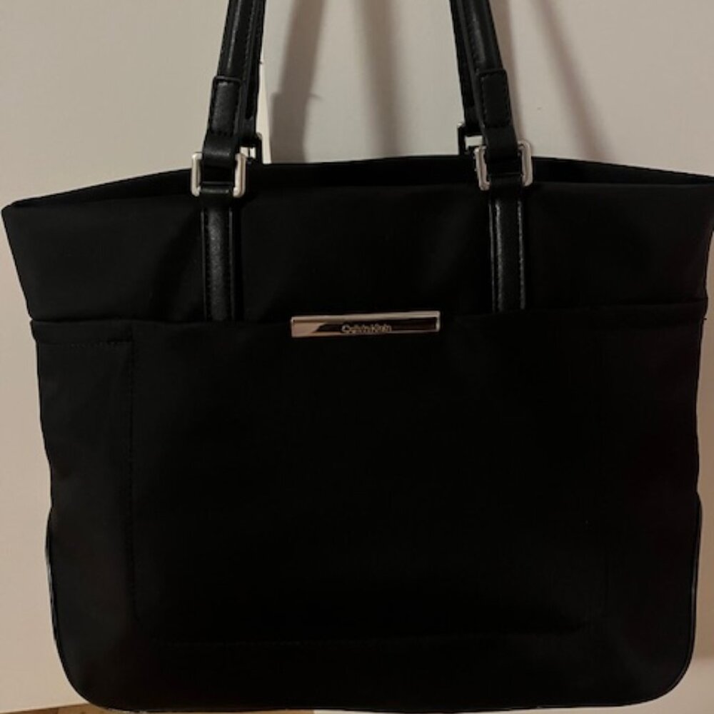Calvin Klein Bag; approx. 15.5 " W X 10.5" D; handles: 8"